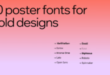The Best Fonts for Posters That Command Attention