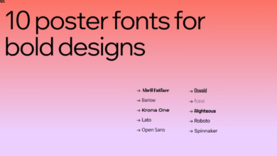 The Best Fonts for Posters That Command Attention